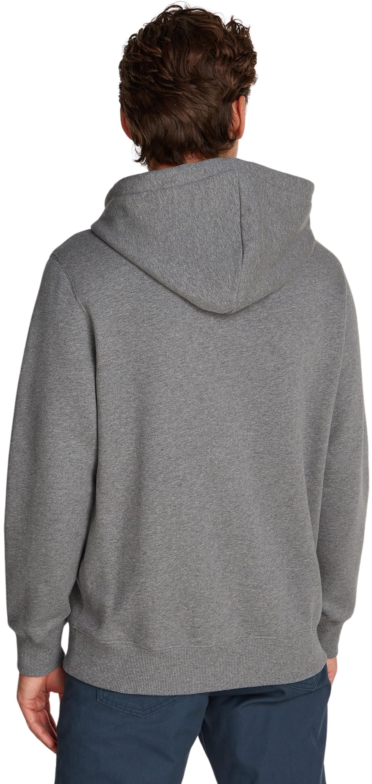 Calvin Klein męska bluza z kapturem Seasonal Monologo Regular, Szary (szary wrzos), 3XL duże rozmiary