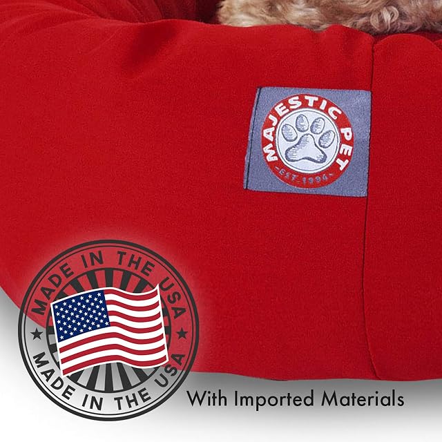 Foto 5 de 5 de Majestic Pet 32 Inch Rojo de Perro Cama por Productos