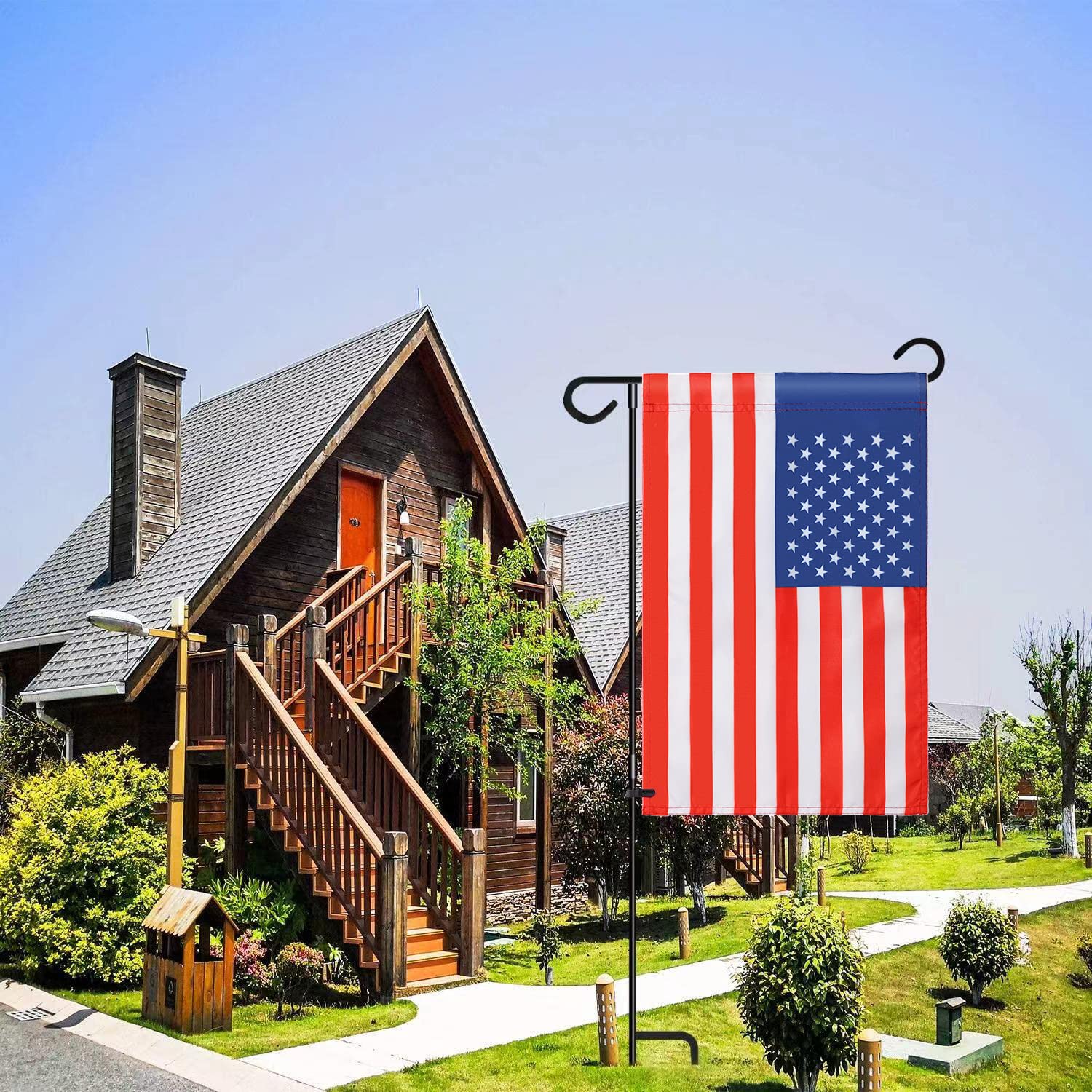 Freefy USA Gartenflagge 30,5 X 45,7 Cm - Doppelseitig, Polyester, Patriotische Dekoration