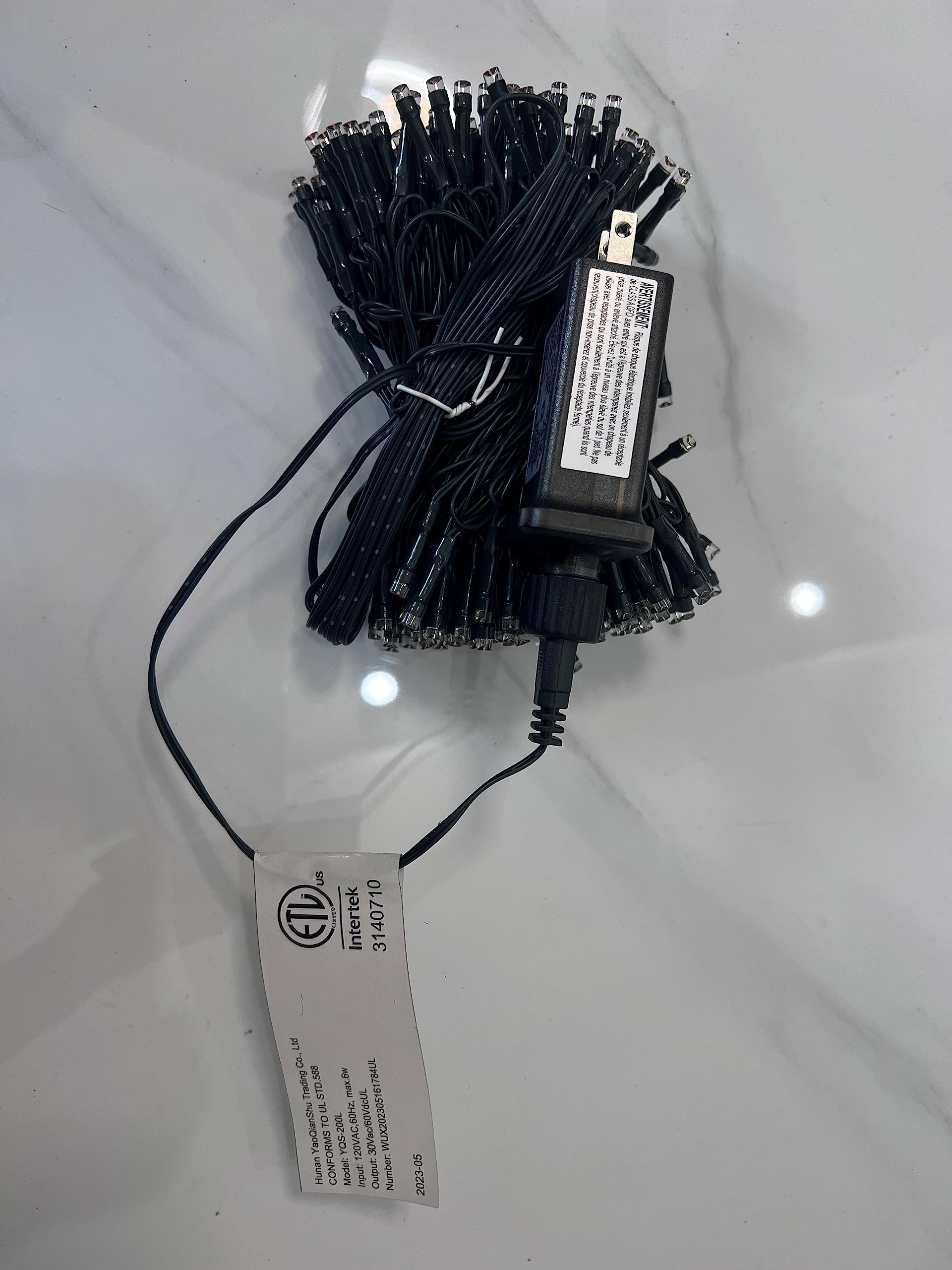 480 LED 49FT Christmas Lights Plug in 8 Modes with Timer Dimmable Christmas Decorations Outdoor Waterproof Indoor Curtain String Lights for Roof Garden Holiday Wedding Party Decor Warm White