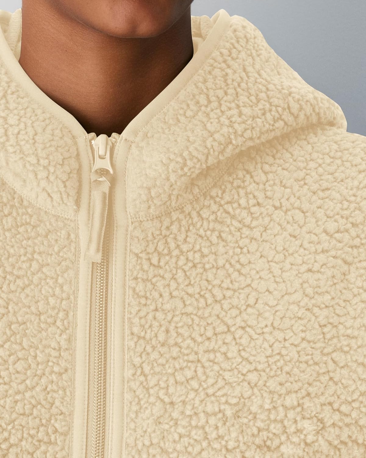 Locachy Women's Cozy Sherpa Fleece Winter Warm Hoodies Cute Casual Zipper Coat with Pockets Fashion Spring Outwear - Image 5