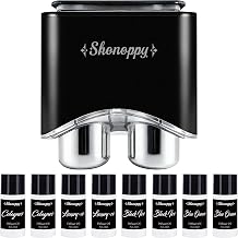 Smart Car Air Fresheners Diffuser with 8pcs Essential Oils, Rechargeable Car Diffuser for Vent Clip, Automotive Scent Dispenser with 3 Adjustable Modes