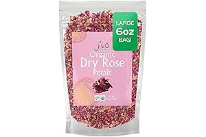Jiva USDA Organic Dried Red Rose Petals