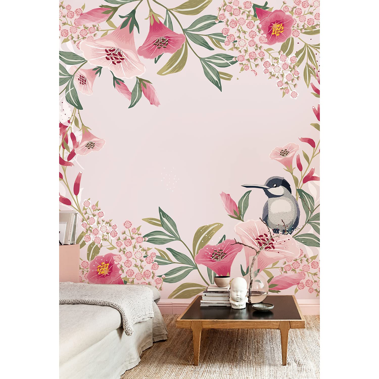 Stickers Muraux Branche Florale 250x250cm Meuble Magic-Stick