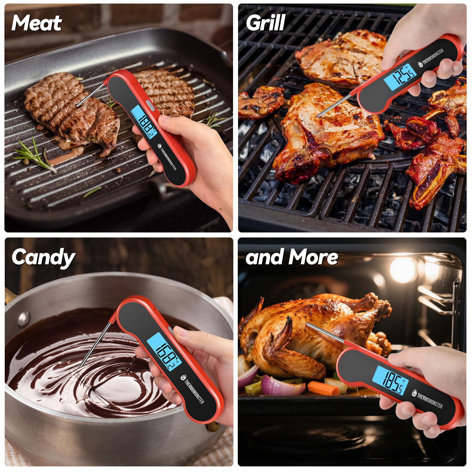Instant Read Meat Thermometer - 0.5 Second! -9