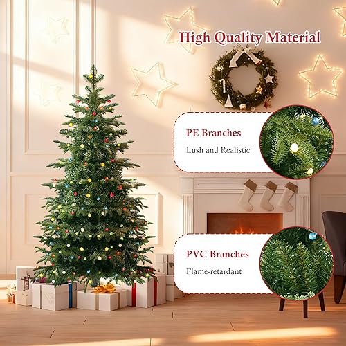 Miniatura 3 de Árbol de Navidad artificial para oficina en casa, verde, 5 pies