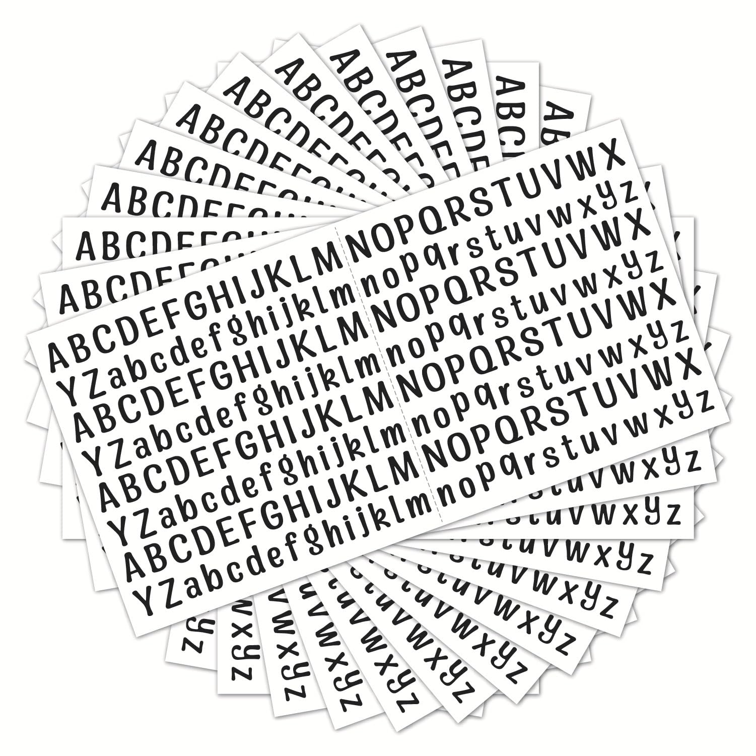2080 Pieces 10 Sheets Letter Stickers,1/2inches Self-Adhesive Vinyl Waterproof Mailbox Stickers, Mailbox, Windows, Doors, Signs, Address, Enterprise (