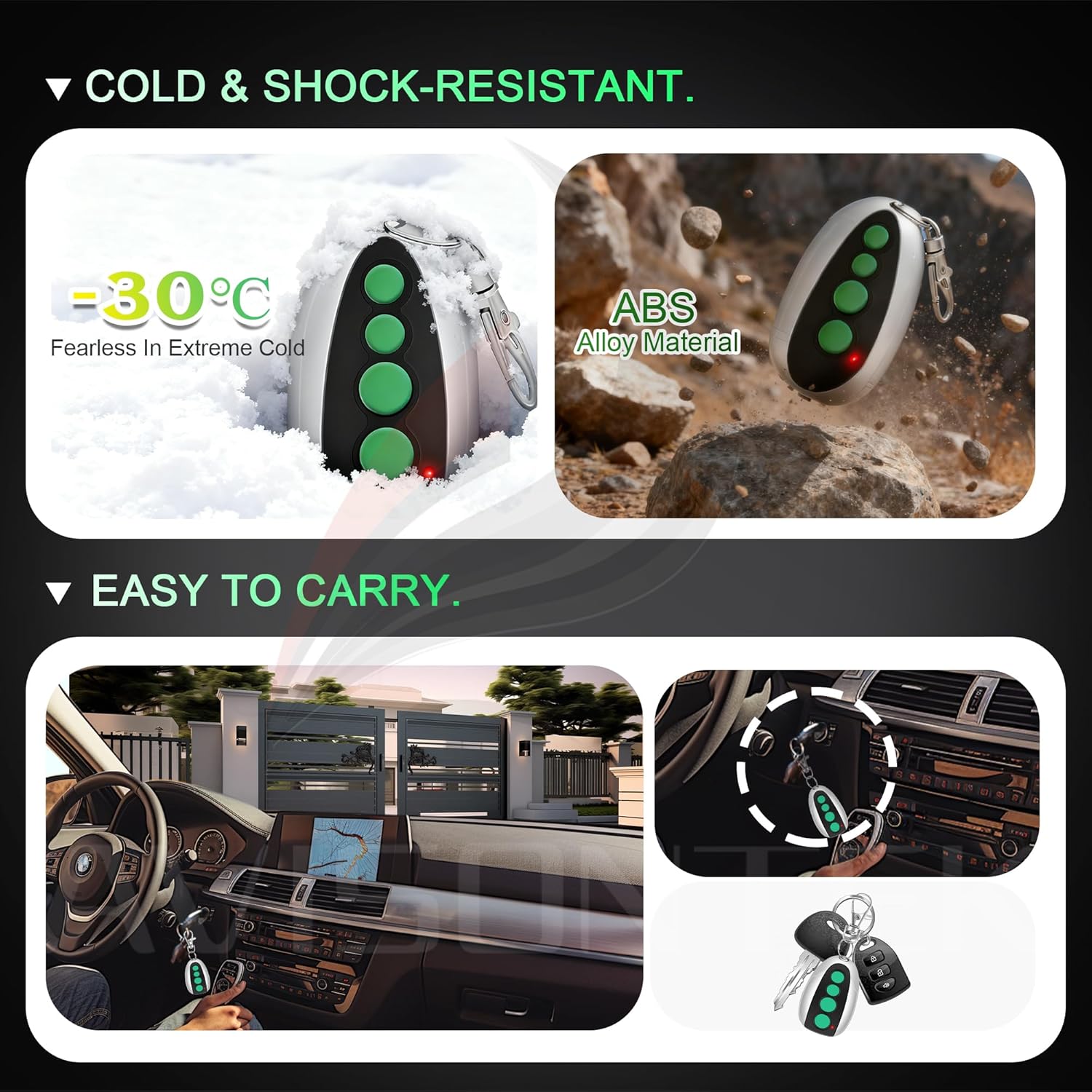 3 for M12 Topens Swing Sliding Gate Opener Remote【5 Year Warranty】