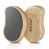 Nano-Glass Pumice Stone for Feet Dead Skin, Eco-Friendly Pedicure Foot File Callus Remover - Bamboo Handle