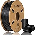 TINMORRY ABS-GF Filament 1.75mm, 10% Glass Fiber Reinforced ABS 3D Printer Filament, High Rigidity & Impact Resistance, Compatible with Most Enclosed FDM 3D Printers, 1 KG 1 Spool, Black