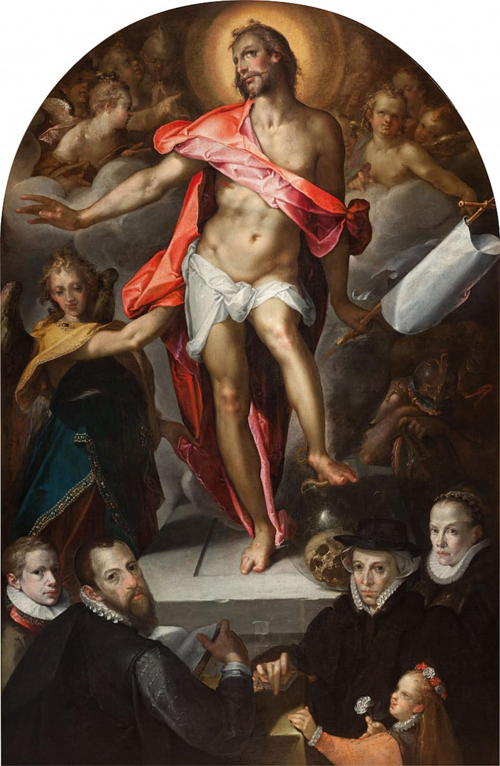 Lienzo cuadro Epitafio de Nicolás Muller de Praga de Spranger 5