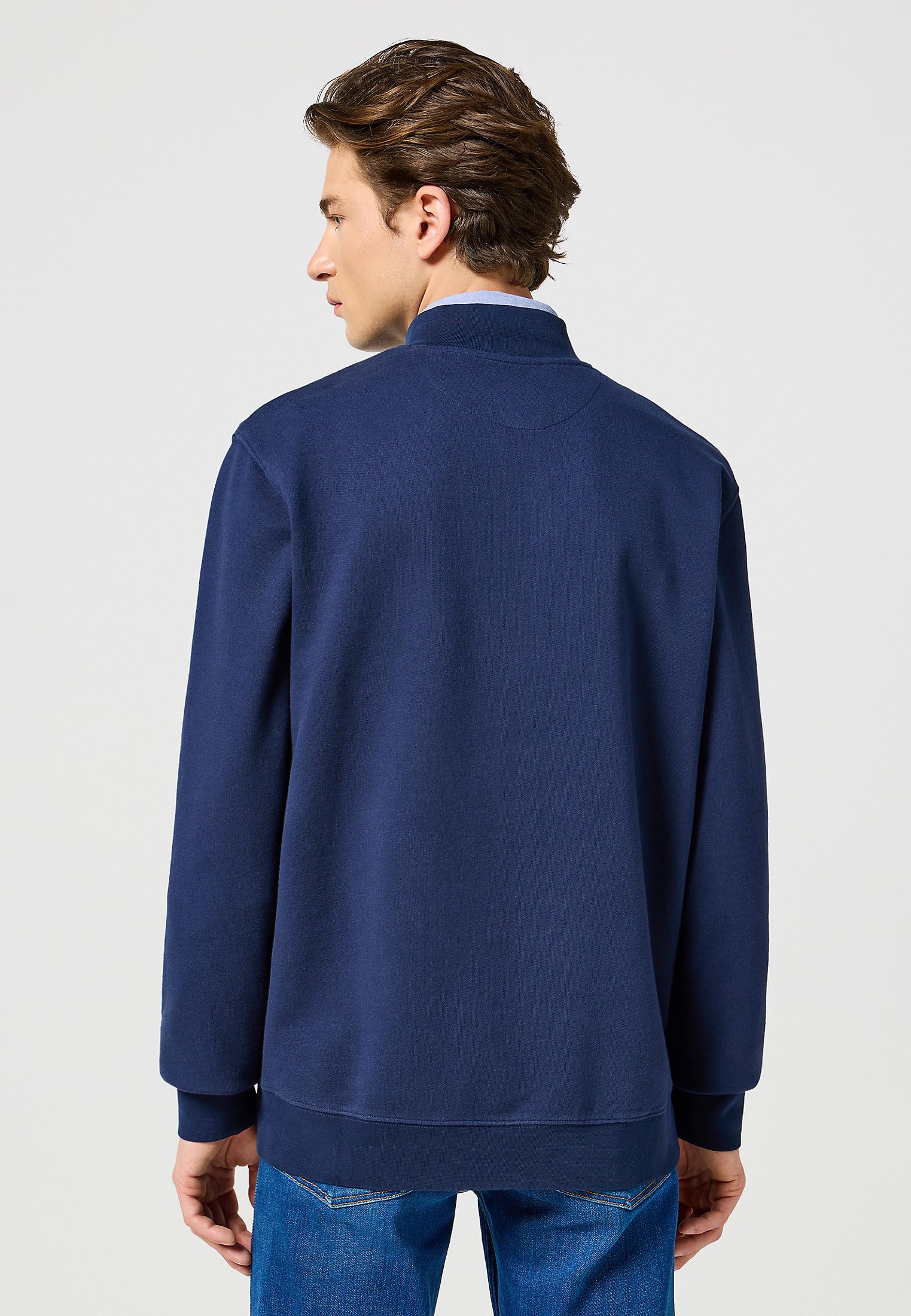 Wrangler Zip sul Collo A Imbuto Maglia di Tuta Uomo