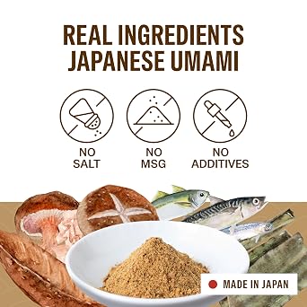 DASHI DASH Japanese Umami Seasoning Powder, Fish, Kelp & Shiitake, 3.5 oz