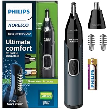 Philips Nosetrimmer 3000 for Nose, Ears and Eyebrows NT3600/42