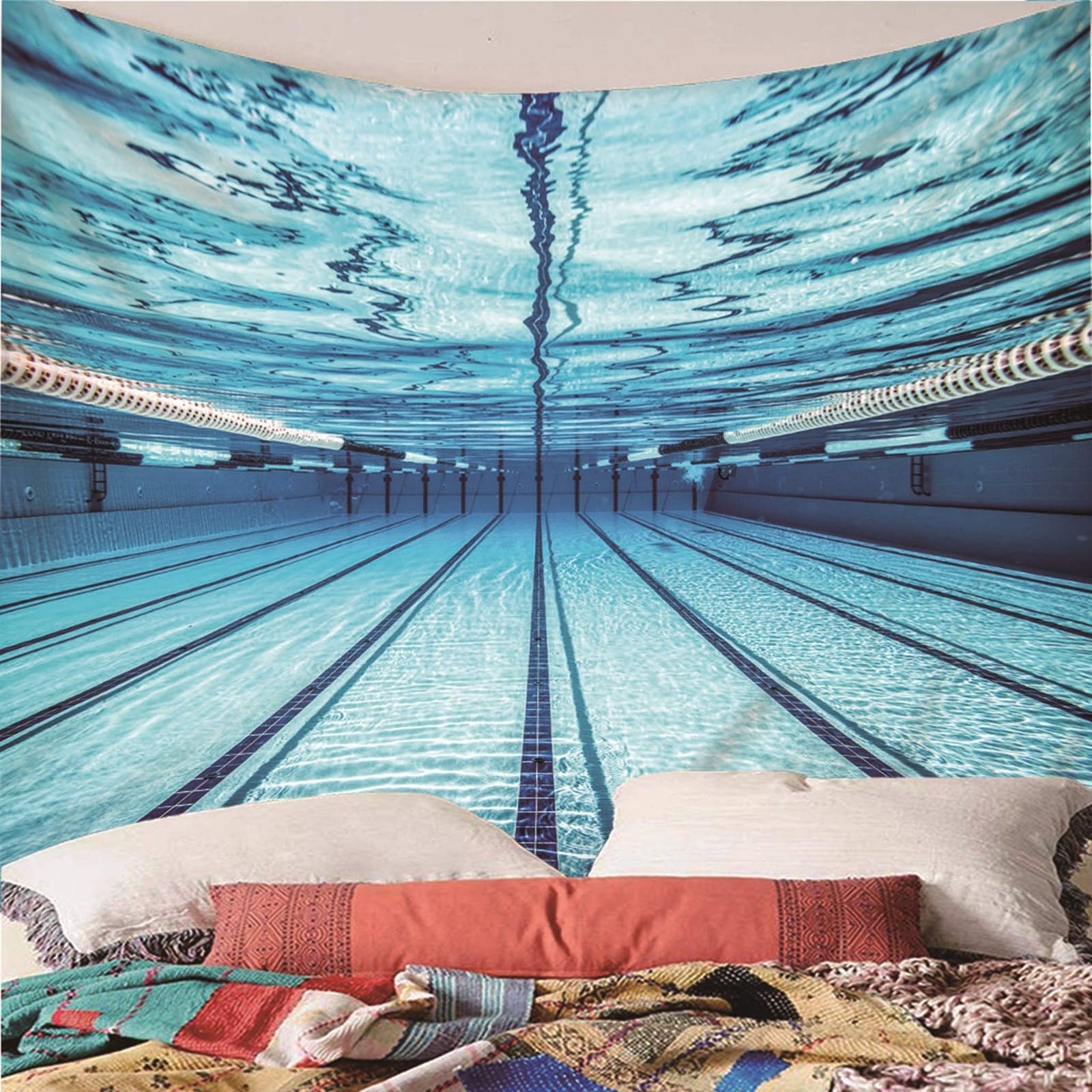 Aeici Tapices De Pared, Tapiz Cama Piscina Tapices De Pared Pareo/Toalla De Playa Grande, Sofá(300X260Cm)