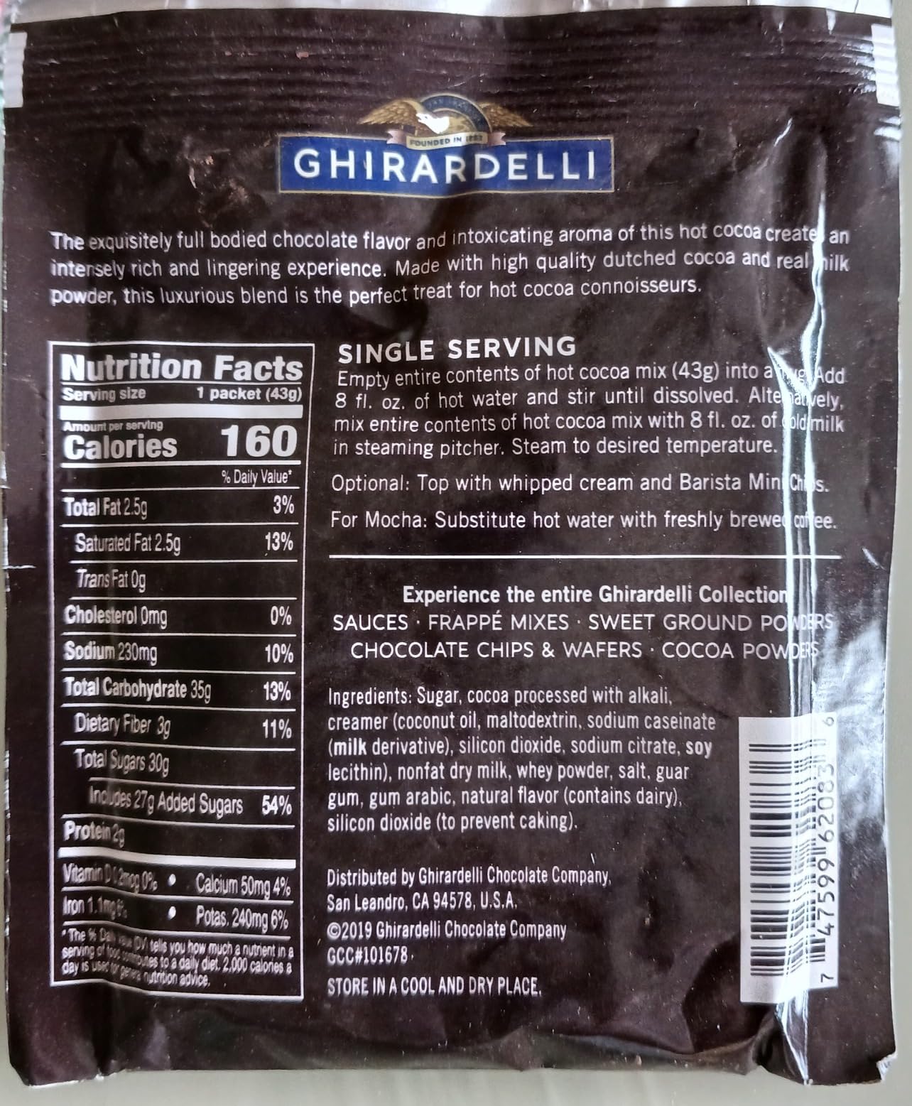 Quality hot chocolate