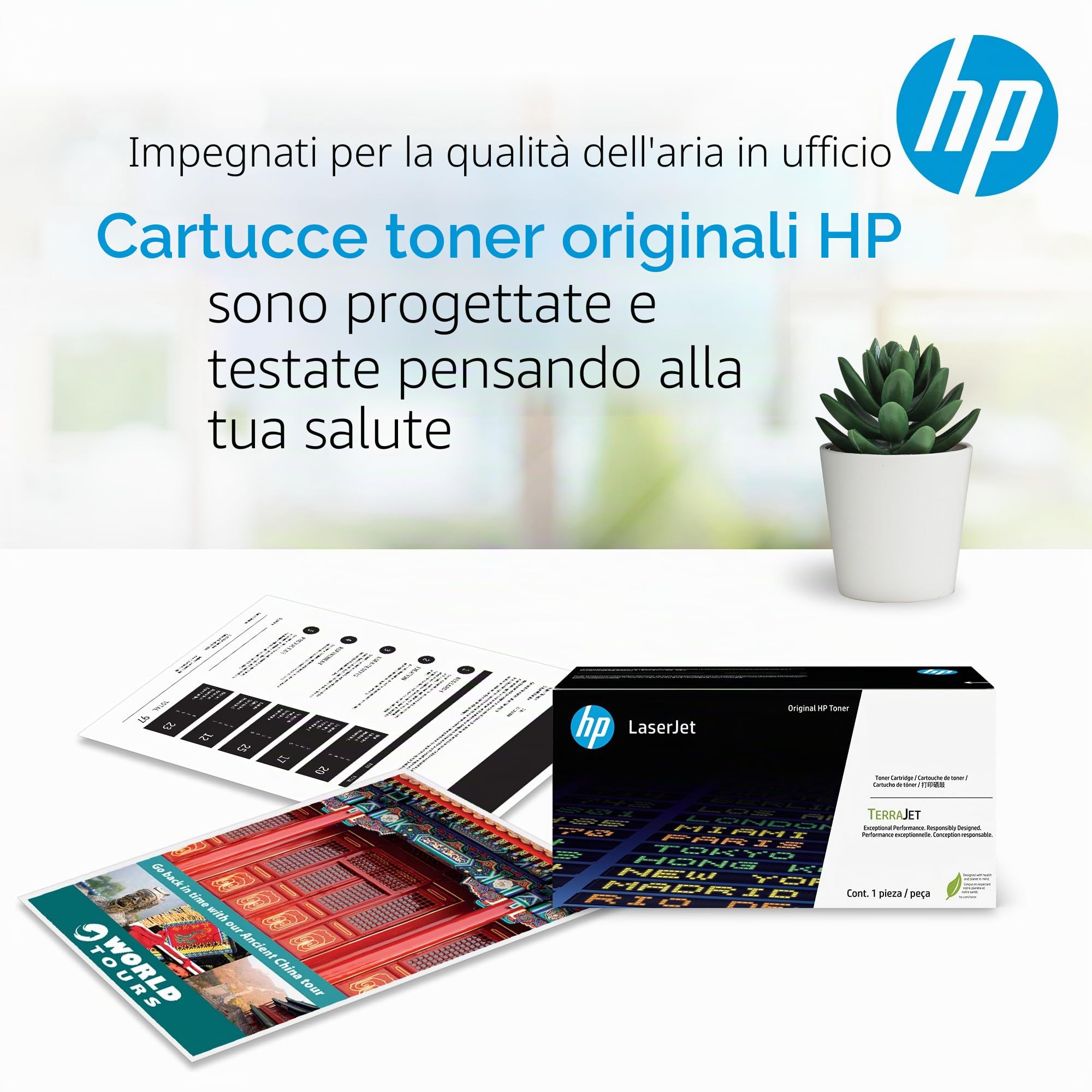 HP 125A CB540A, Cartuccia Toner Originale HP da 2200 Pagine, Compatibile con le Stampanti HP LaserJet CP1215, CM1312 mfp, CP1515n, CP1518n, Nero
