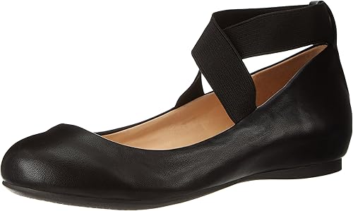 Jessica Simpson Mandayss Women's Pull-On Criss-Cross Ankle Ballet Flats Shoes