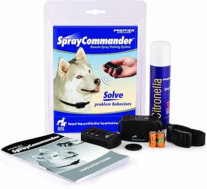 spray commander dog collar