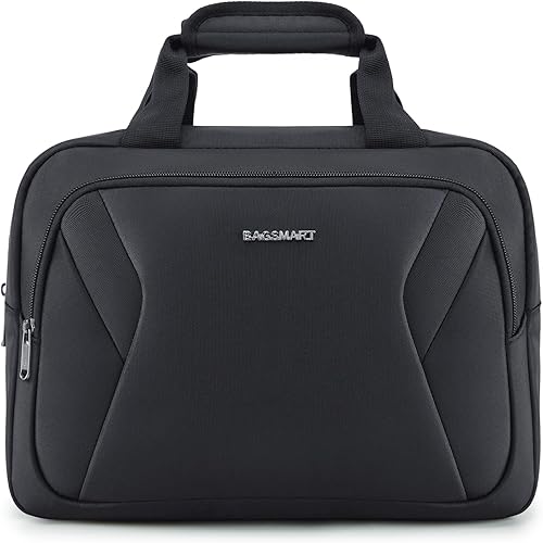 Vista 9 de BAGSMART Equipaje de viaje para equipaje de mano, Negro -, Cerradura Tsa