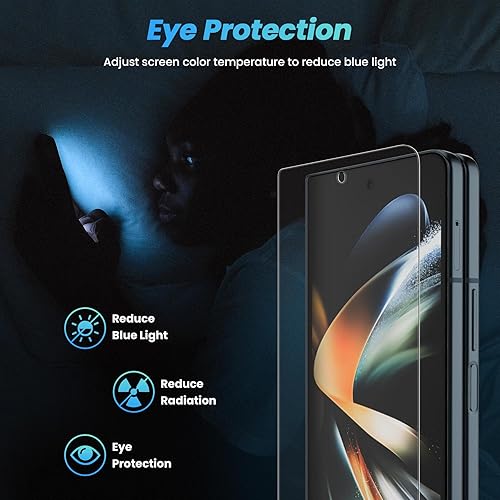 Miniatura 7 de ZCDAYE Dos Juegos De Protector De Pantalla Para Samsung Galaxy Z Fold 5 5G, HD Película Protectora Suave Claro Para Galaxy Z Fold 5 - Transparente