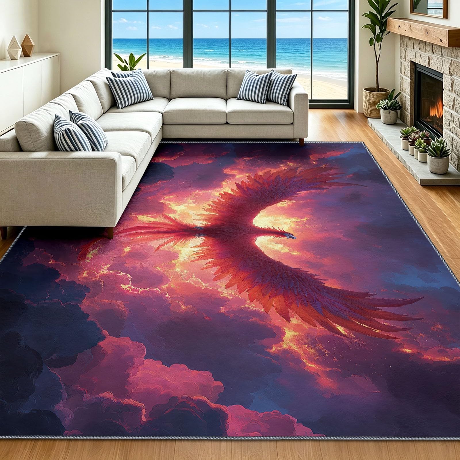 Alfombra roja de 90x150 cm lavable a máquina y antideslizante para pasillo