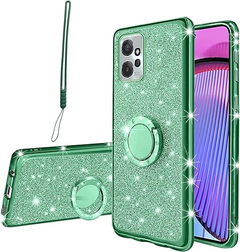 Funda para teléfono Motorola Moto G Power 2023 5G para mujer, con purpurina, cristal suave, elegante, transparente, TPU de lujo, bonita funda