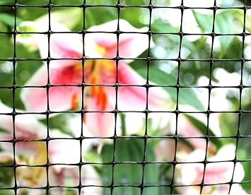 Tenax Garden Netting - Multi-Purpose, Durable Garden Net 3ft - 3' x 25' - Polyethylene (PE), Black