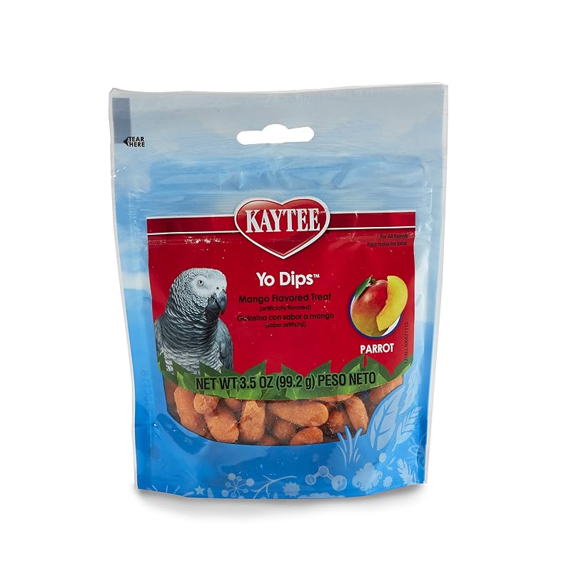 Petisco para aves com cobertura sabor manga e iogurte Kaytee 98 g