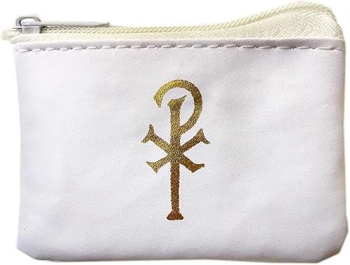 Vista 4 de Rosario católico de cuentas de 0.236in con caja de rosario de vinilo, Zinc, Perla creada