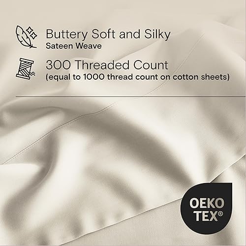 Miniatura 8 de DOZ by SIJO Juego de sábanas 100% bambú orgánico, suave como la mantequilla, refrescante para personas que duermen con calor, sedoso y transpirable,
