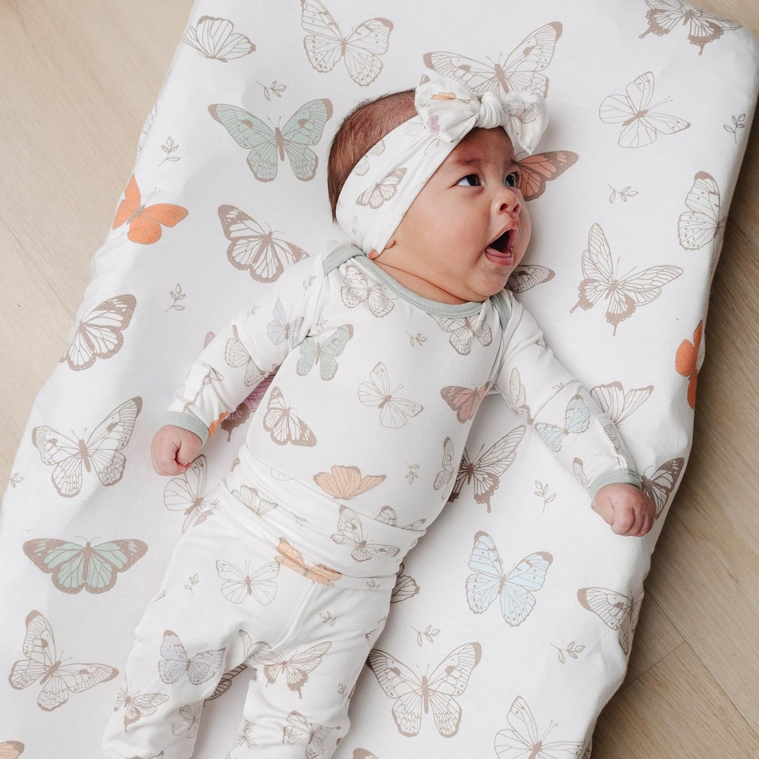 Premium Diaper Changing Pad Cover "Luna" by Copper Pearl