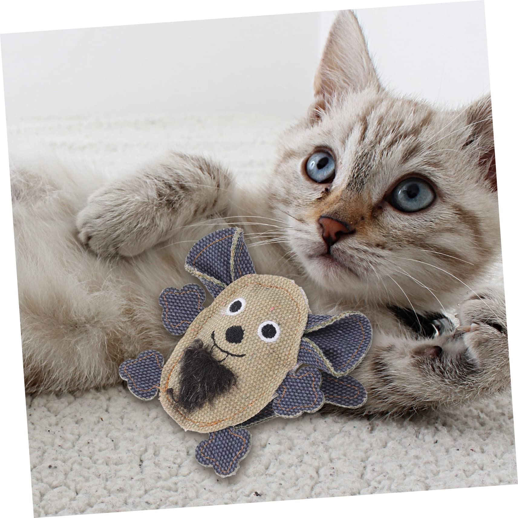 ABOOFAN Lot De 5 Jouets pour Chats Souris Interactives À Mâcher Et À Faire De Dentition 2 Pièces X 5