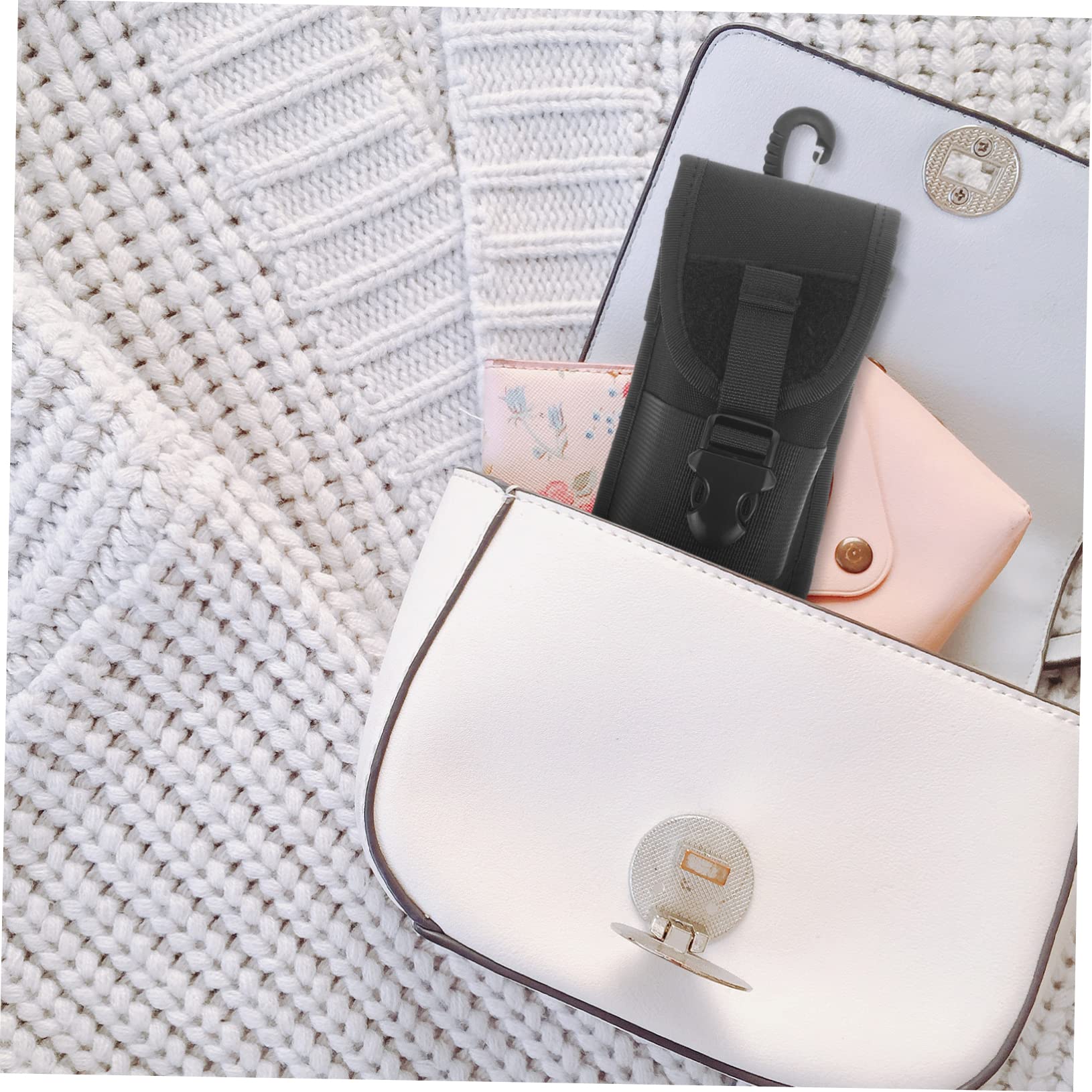 SUPVOX 5piezas Estuche Para Gafas y Caja Protectora De Almacenamiento Portátil Para Actividades Organizador De Gafas Clip Para Cintura