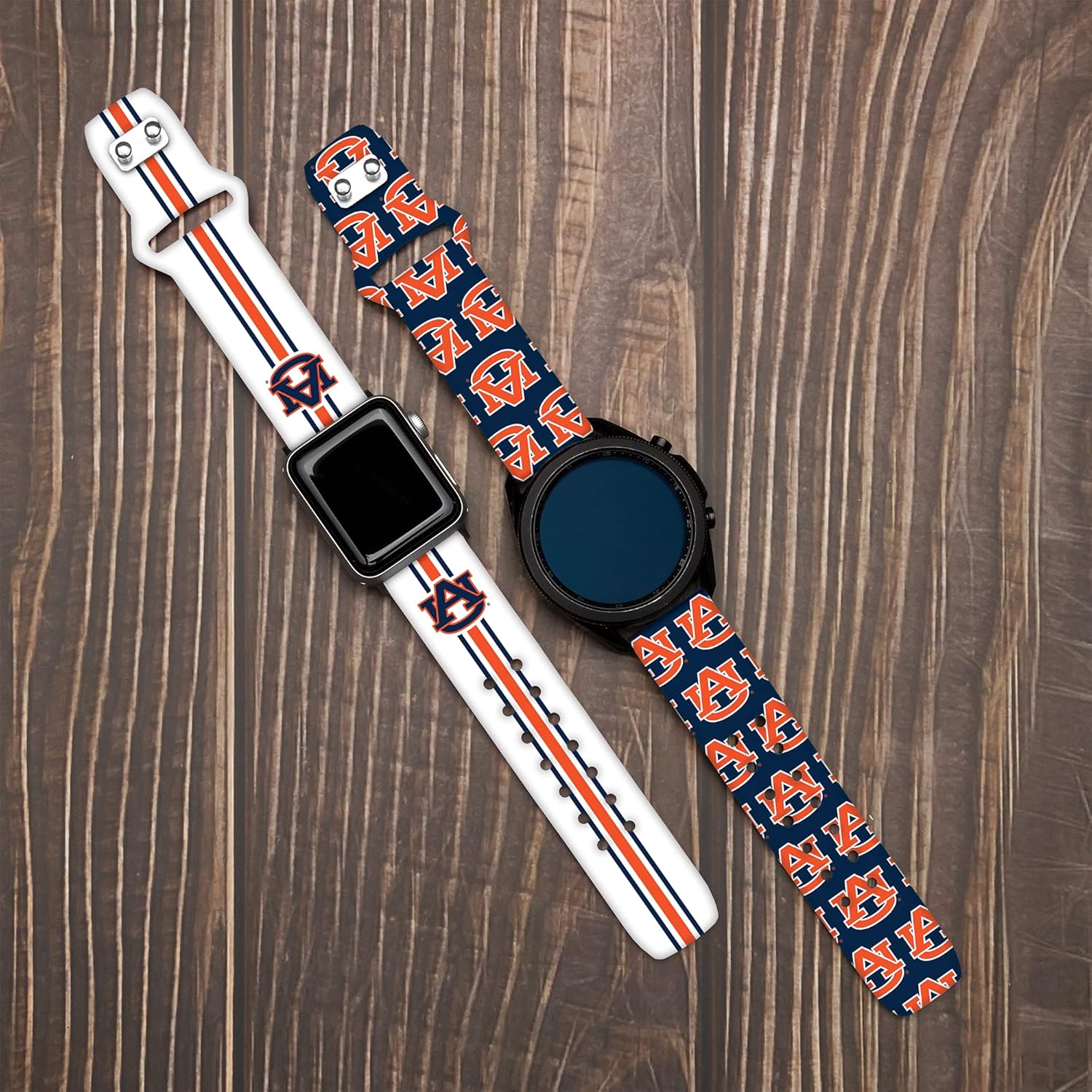 Affinity Bands Auburn Tigers HD Watch Band Compatible with Samsung Galaxy Watch and more
