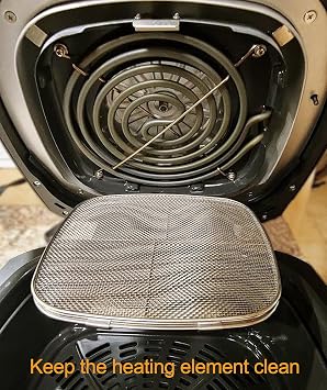 Replacement Splatter Shield for Ninja Foodi AG301,Accessories for Foodi 5-in-1 Indoor Grill,Stainless Steel Fine Mesh Splatter Screen for Ninja AG300, AG300C,AG301C, AG302, AG400