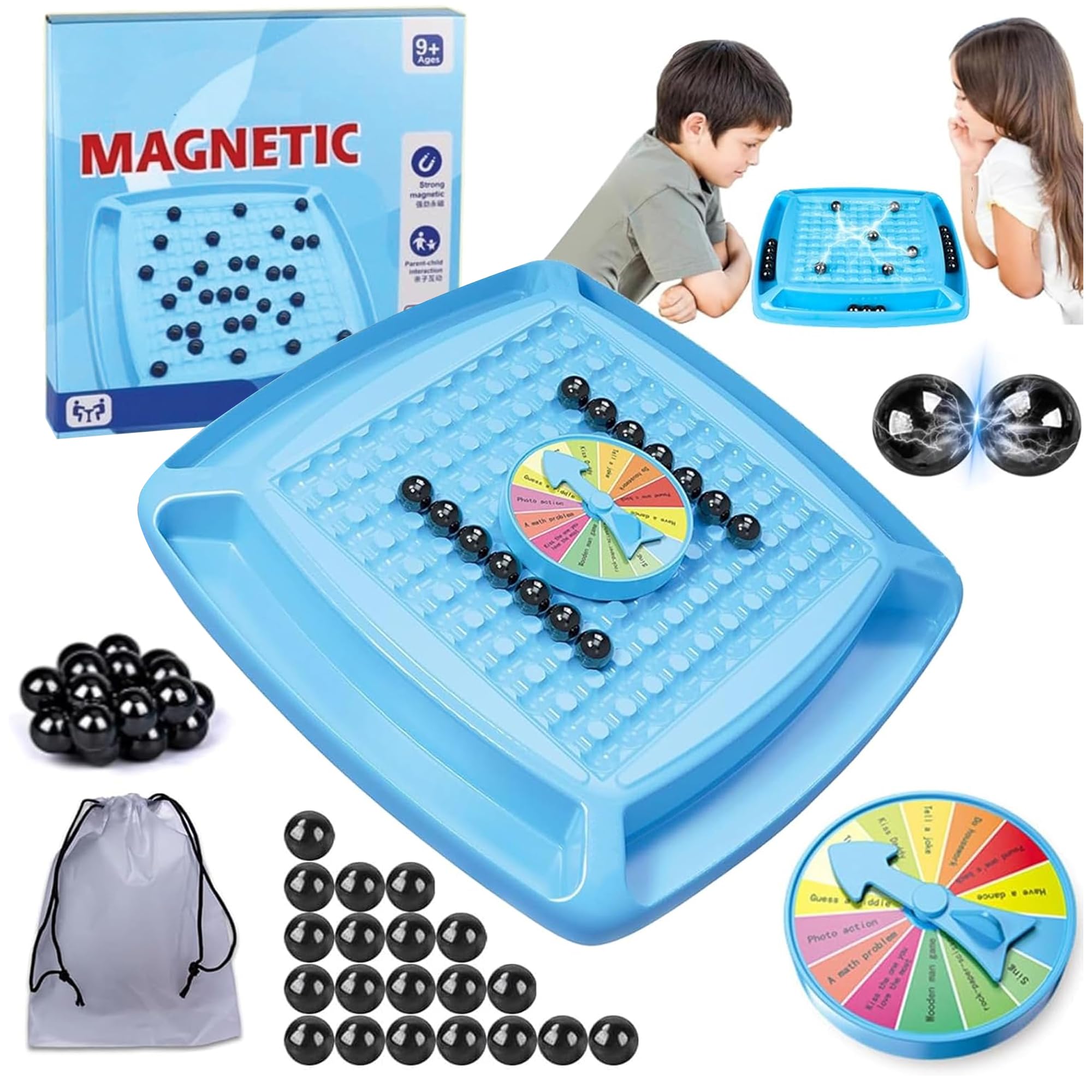 Kidology Magnetic Chess Toy with Stones | Family Fun & Strategy Board Game | Develop Intelligence | Party Game for Kids & Adults | Table Top Puzzle Game | Parent Child Interaction Educational Toy (B0D7M7WDNL) Amazon Price History, Amazon Price Tracker