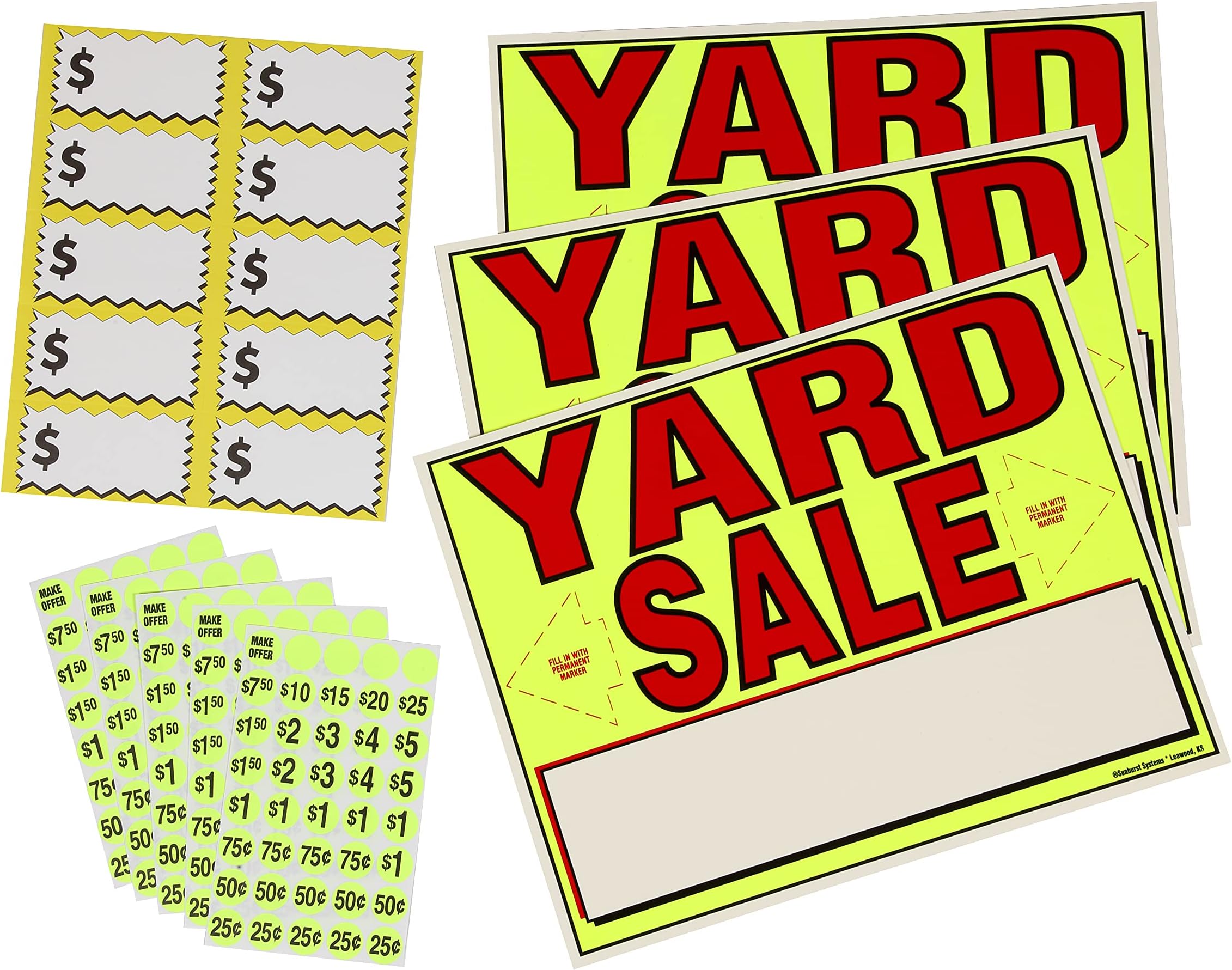 Sunburst Systems 4150 Yard Sale Kit