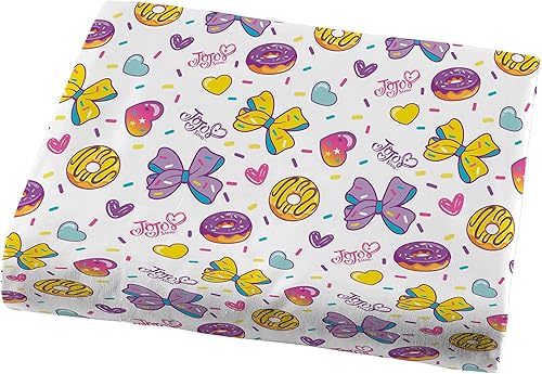 Miniatura 6 de Jay Franco - Juego de sábanas matrimonial de Nickelodeon JoJo Siwa Sprinkles & Ice Cream, 4 piezas para niños, muy suave y acogedor, microfibra