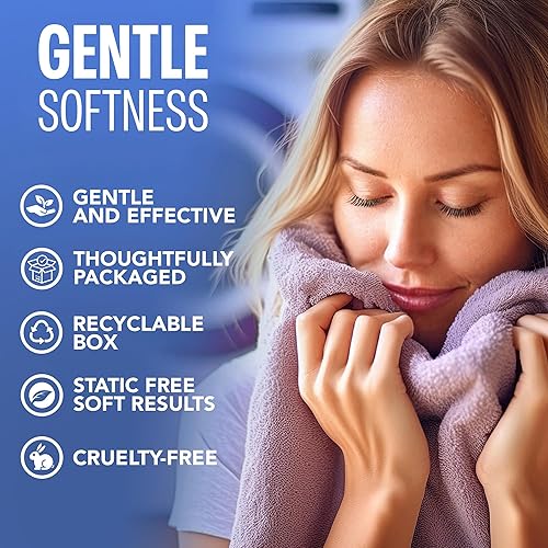 Miniatura 3 de Sudstainables Hojas suavizantes de tela para lavadora, hojas suavizantes para lavadoras, perfumadas (200 cargas)  Cápsulas y alternativa líquida