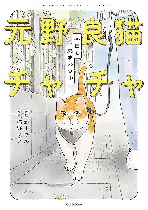『元野良猫チャチャ　本日も見まわり中』の表紙イラスト 電子書籍 漫画