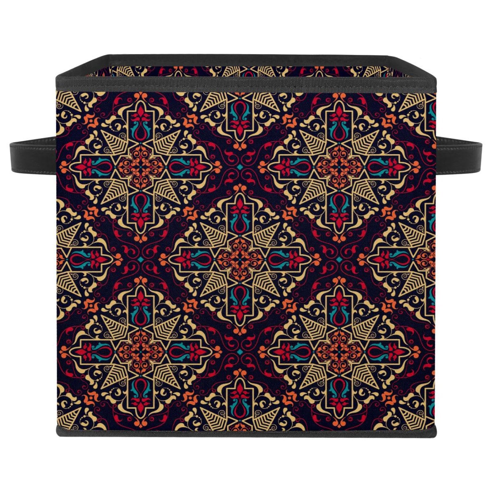 Panier de rangement en tissu pour placard fini le désordre avec ce cube pliable violet