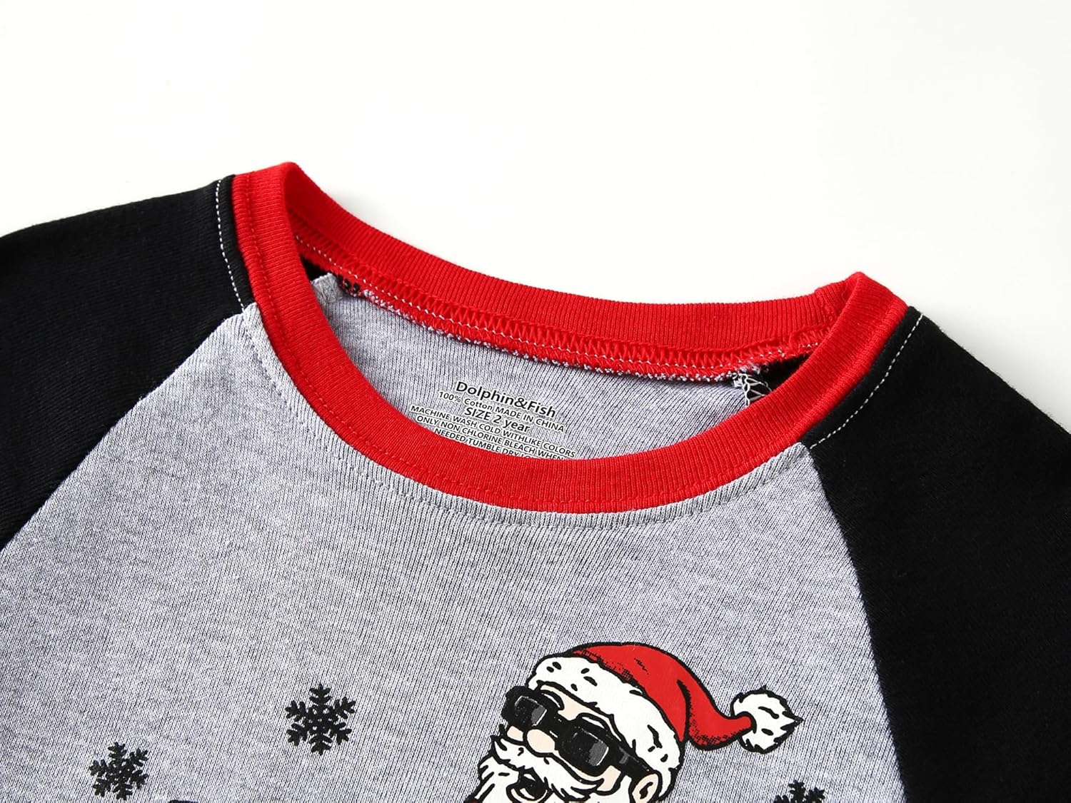 Dolphin&Fish Boys Girls Pajamas Toddler Kids Pjs Sets Cotton Chirldren Clothes Sleepwears - Image 2