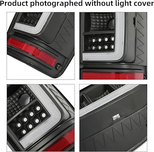 Miniatura 4 de HECASA Luces traseras compatibles con Ford Ranger tipo C 2001-2011, tubo LED, luces traseras de freno trasero, ensamblaje del lado del conductor y