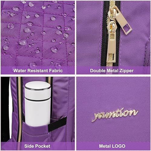 Miniatura 3 de Mochila para mujeres y adolescentes, mochila escolar TSA para laptop con USB para estudiantes universitarios, negocios, oficina, trabajo, viajes