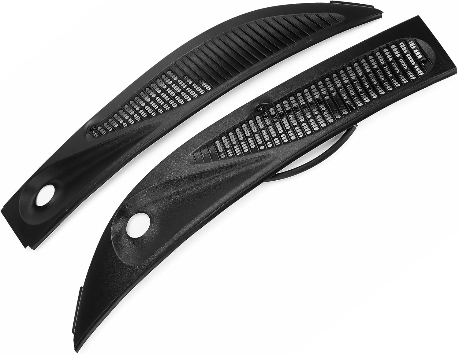 Windshield Wiper Cowl Panel Grille Compatible with 1995-2005 Ford Explorer 1997-2001 Mercury Mountaineer Left and Right Side Front Window Cover Insert Panel F57Z-78022A68-A F57Z-78022A69-A