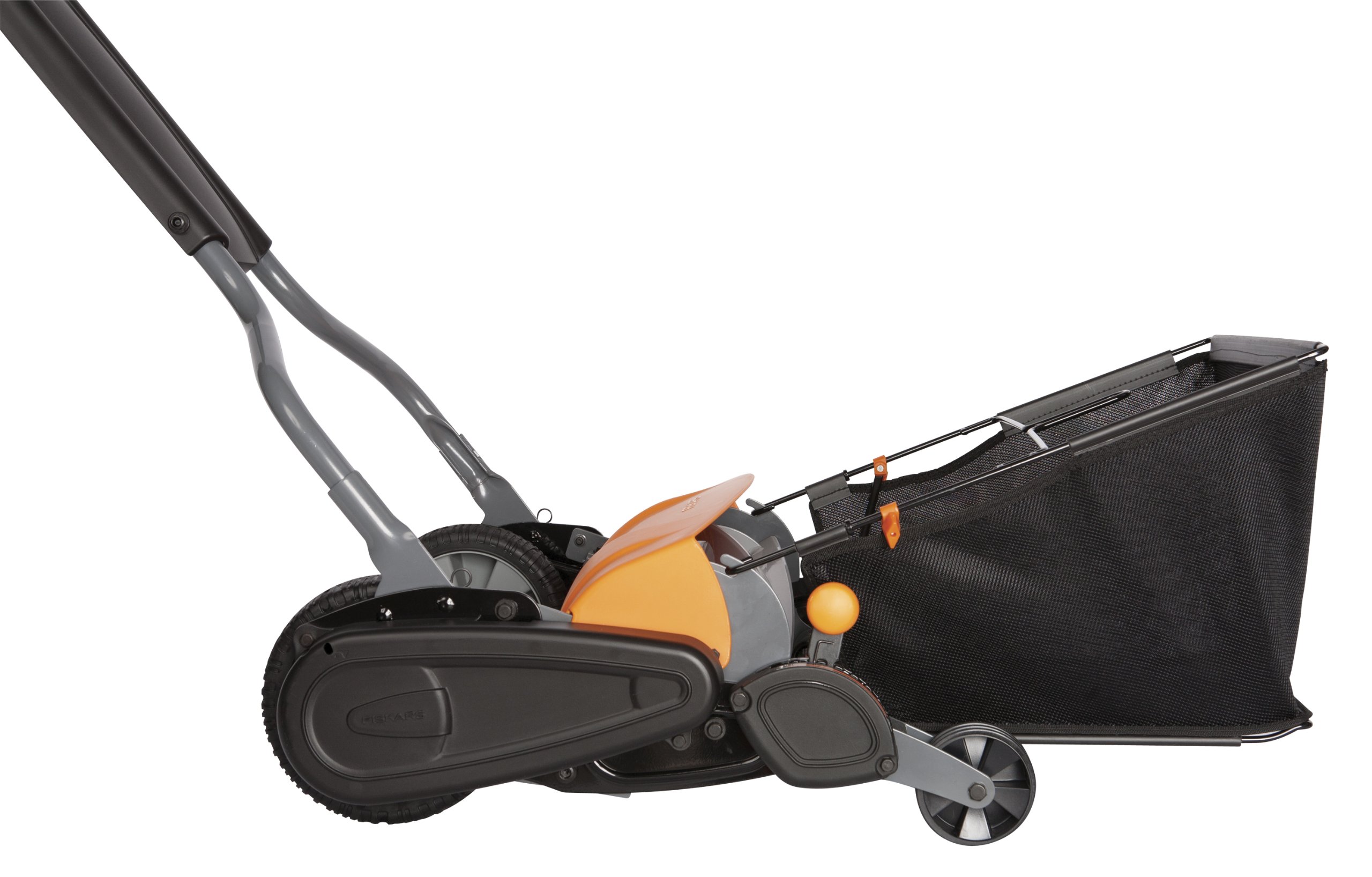 Fiskars 3618001002 StaySharp Max Grass Catcher 18 Inch, Black