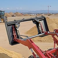 Vista 8 de VEVOR Placa de montaje para minicargadora de 1/2 pulgada, placa de montaje universal de fijación rápida, diseño recortado, fácil de atornillar