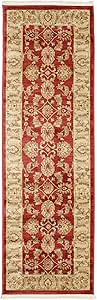 RugVista Ziegler Michigan Tapis Ziegler/Kazak Oriental, 80x200 Cm, Rectangulaire, Poil Moyen, Nettoyage à Sec, Salon, Salle De Séjour, Chambre, Salle à Manger, Couloir, Beige/Vert