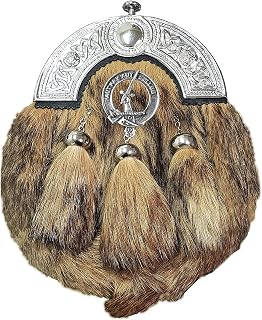 Gunn Scottish Clan Crest Badge Dress Fur Sporran